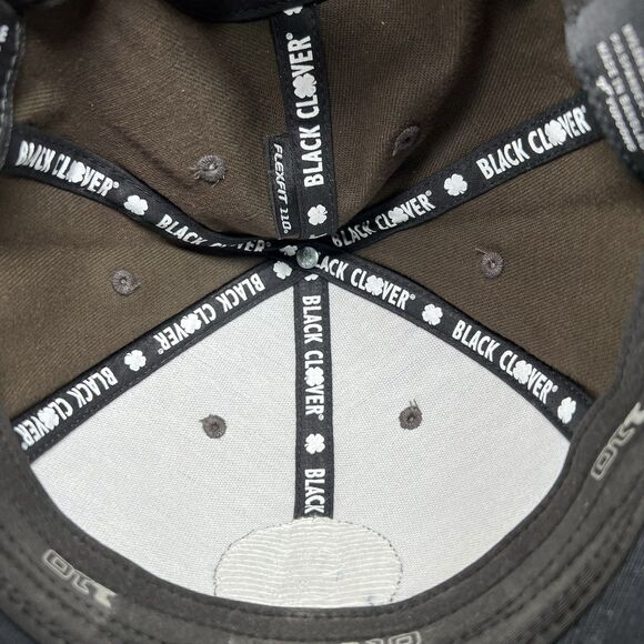 Black Clover Live Lucky Golf Snapback Hat Olive Green Embroidered OSFA - Picture 11 of 13